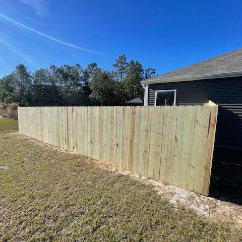 Standard stockade fence wilmington