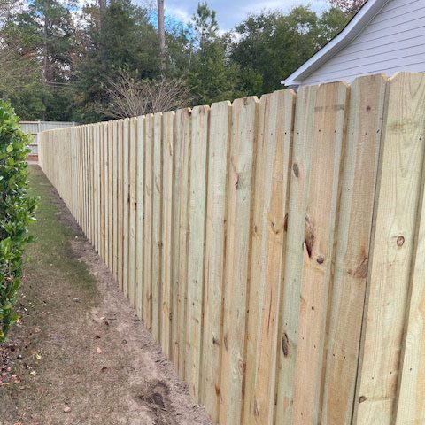 6 ft tall board on board