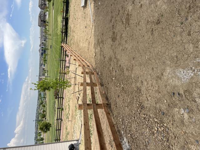 This neighbor in Thorton CO saw the beautiful work we did and asked us to build their fence as well!  Love this 3 rail ranch style cedar fence!