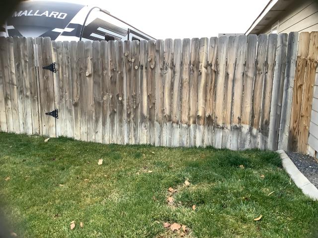 Our customer wanted to be able to put her RV behind her side fence so we turned it into a double gate. Turned out great!