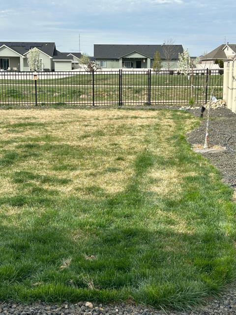 Customer wanted a gate added to the back of his fence for easy access to the walking path.