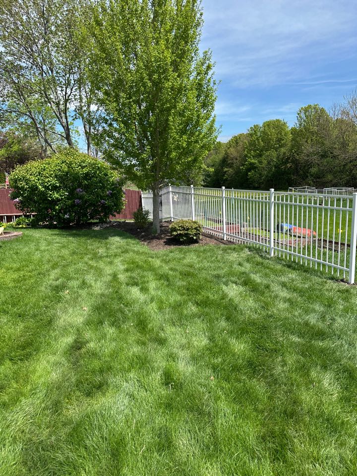 Installed 4’ white aluminum for a customer in Aurora. 