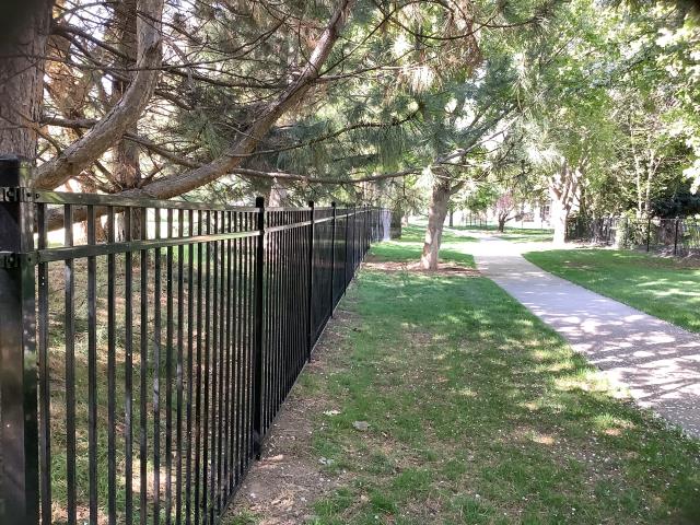 Our customer asked that we install 5 foot ornamental fencing to their back yard and left side. It came out beautiful