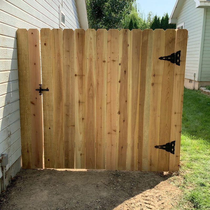 stockade fence and gate boise
