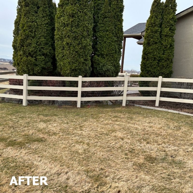 ranch rail welded wire fence