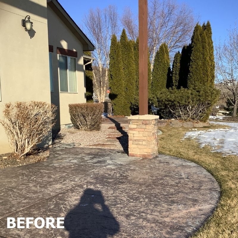 before fence installation by Top Rail Fence