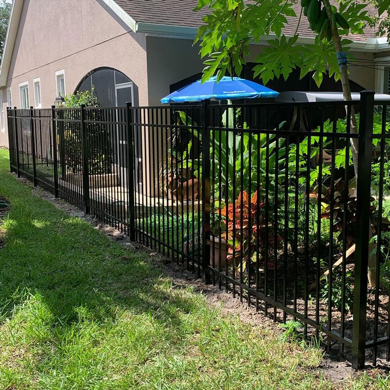 metal fence in daytona beach