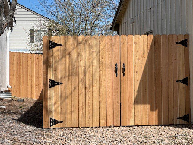 double swing gate and stockade fence company
