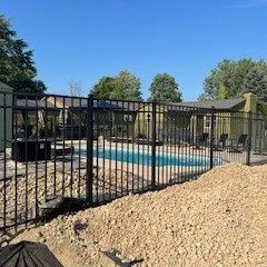 ornamental metal fence alumnium