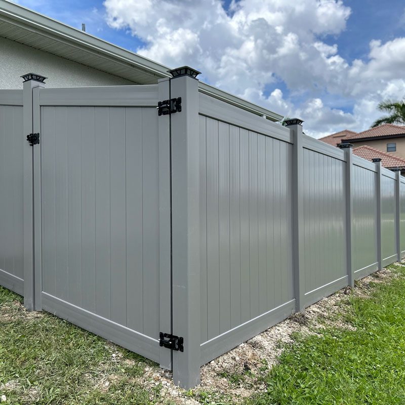 Gray PVC Privacy