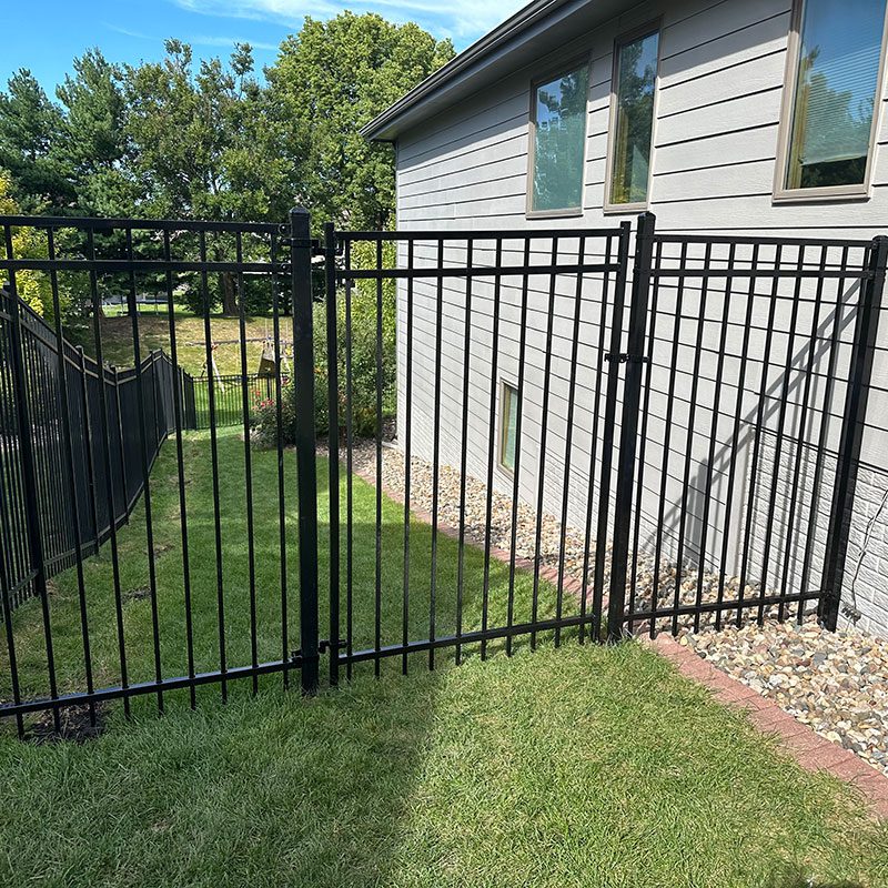 aluminium metal fence des moines