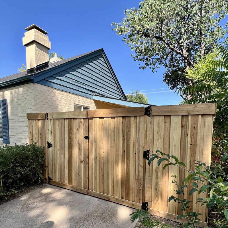 stockade wood gate in denver