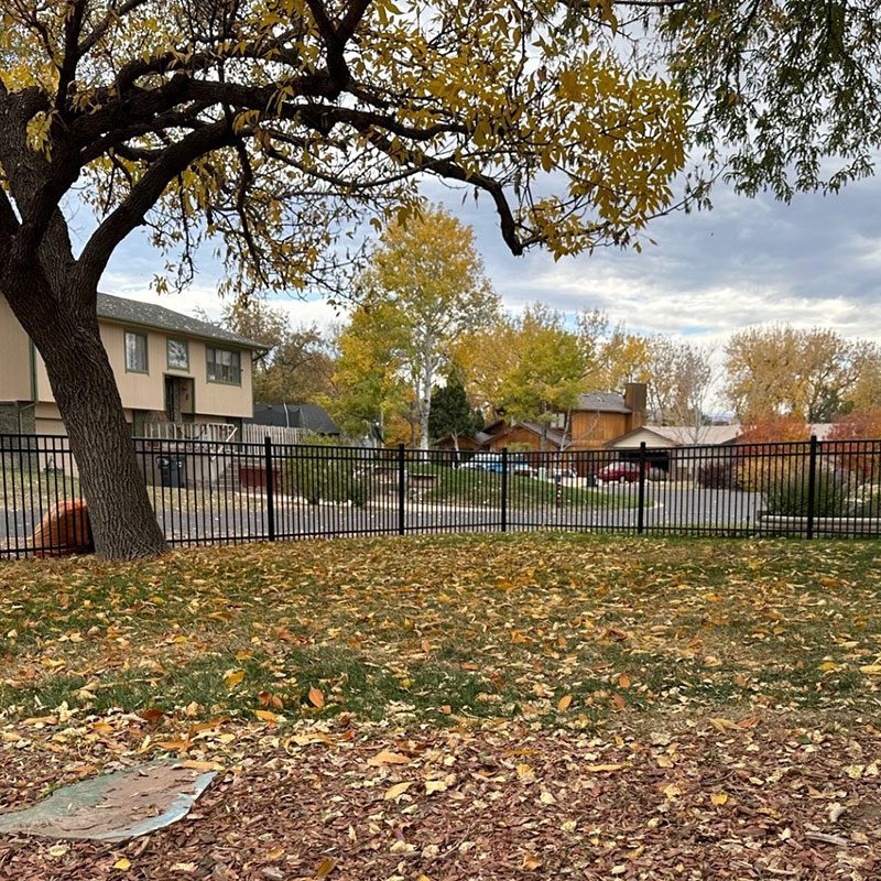 aluminium picket metal fence