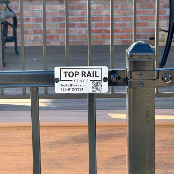 aluminium metal fence