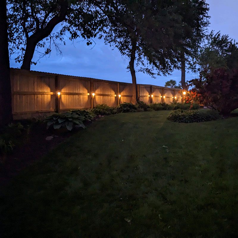 aesthetic wood fence des moines
