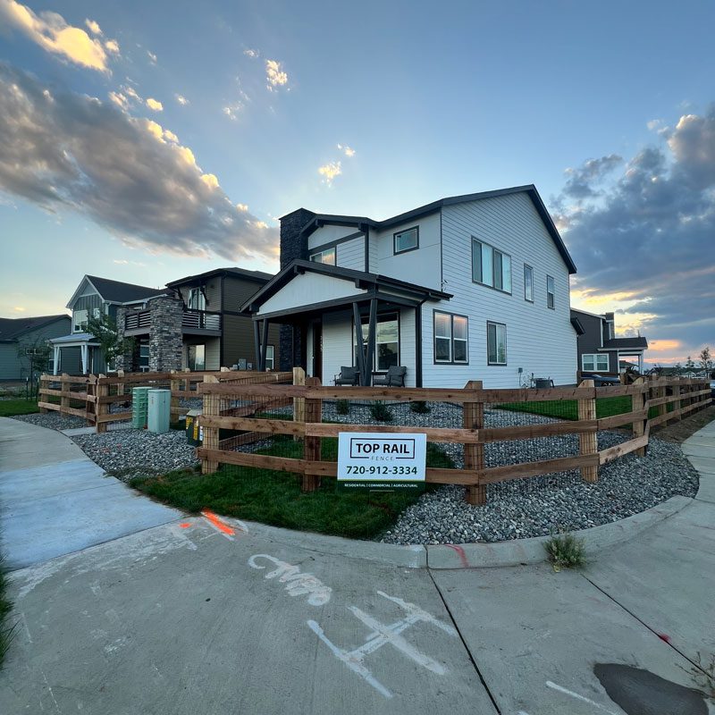 Ranch post and rail in denver