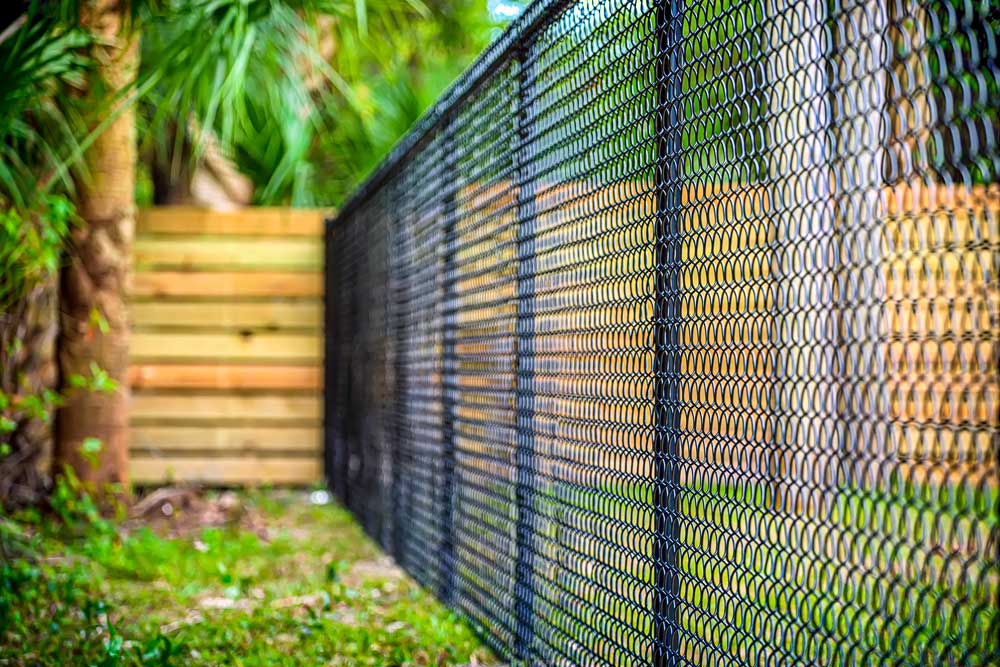 residential chain link fence from Top Rail Fence