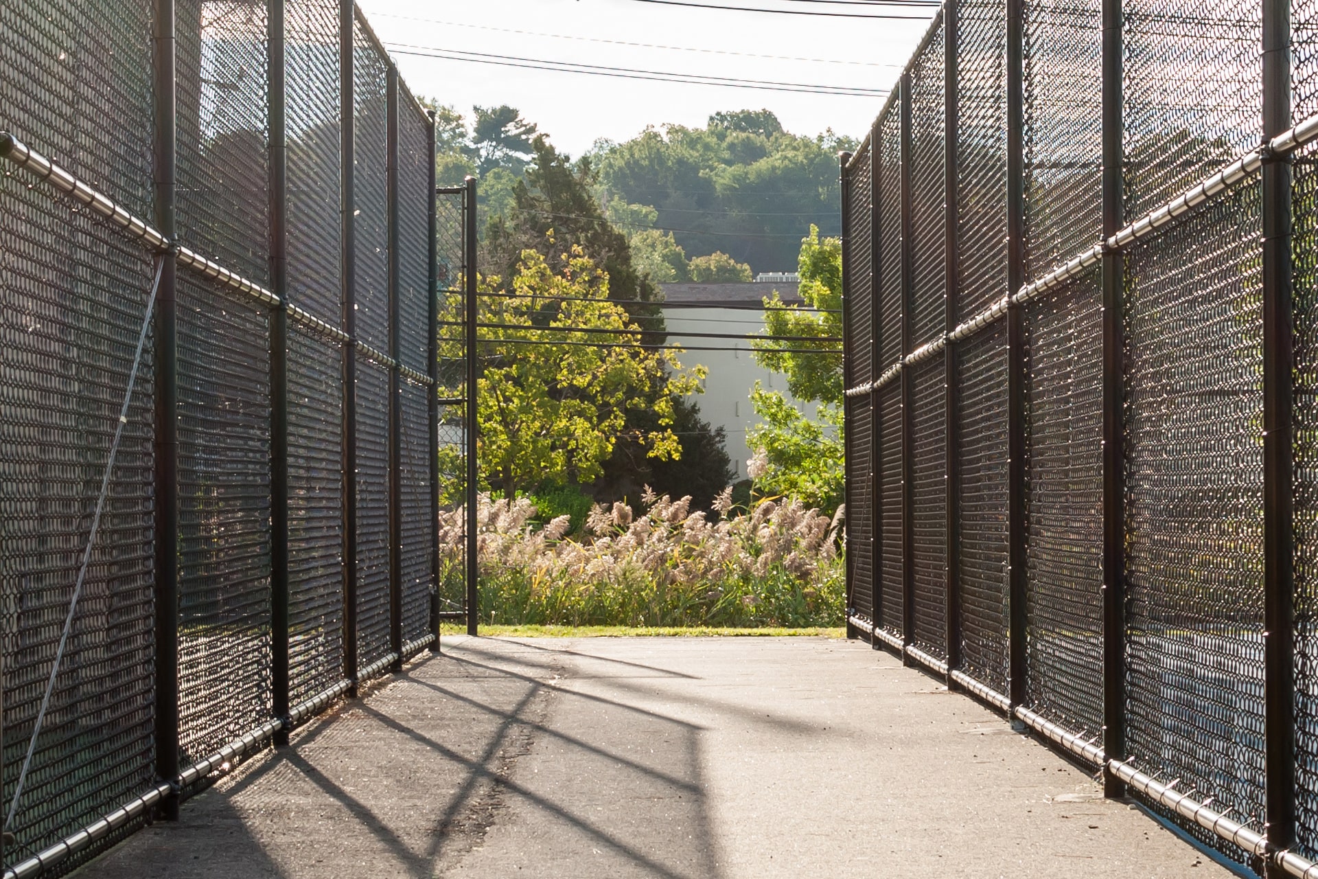 Permafused vinyl-coated chain link fence by Top Rail Fence